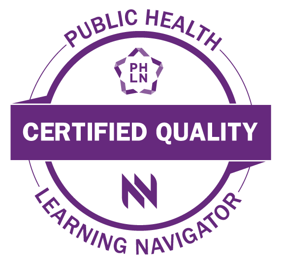 PHLN Public Health Learning Network PHTC Public Health Training Center Quality Seal
